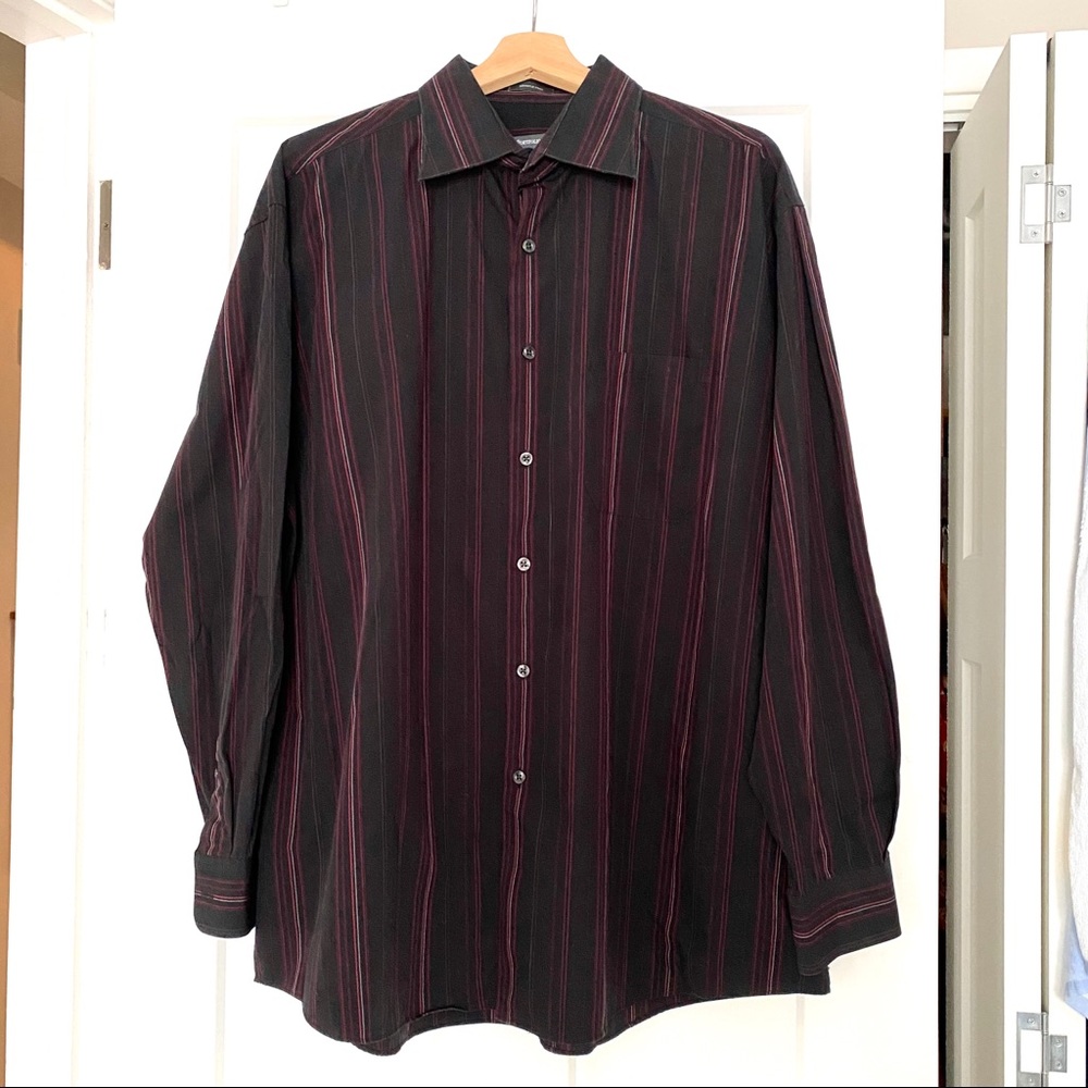 Perry Ellis Striped Men’s Dress Shirt